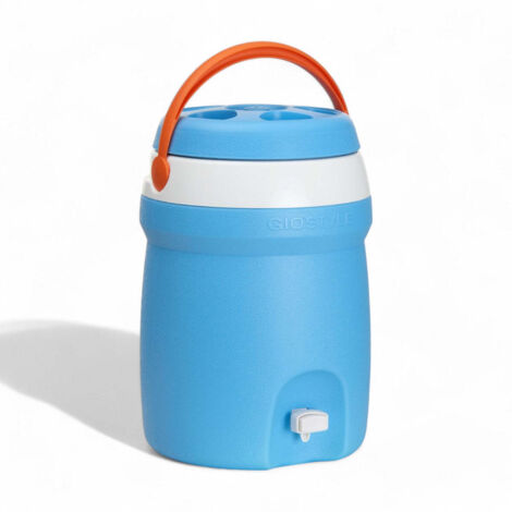 Bottiglia termica 10 litri con rubinetto isolamento poliuretano mantiene calore freddo 7 ore ideale campeggio trasporto facile