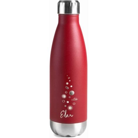 BOTTIGLIA TERMICA INOX EDAN ROSSA - 500 ML