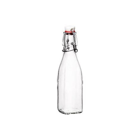 BOTTIGLIE IN VETRO SWING CON TAPPO A CHIUSURA ERMETICA 0.250 LT