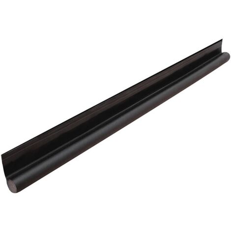 Bottom door seal, self-adhesive, 96 cm, black, door seal with door seal, draught excluder, door seal YMYNY