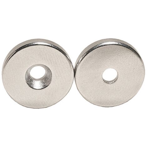 Bottone Magnetico Con Foro Nik 20X3 Mm 2 Pz - 6 Bl