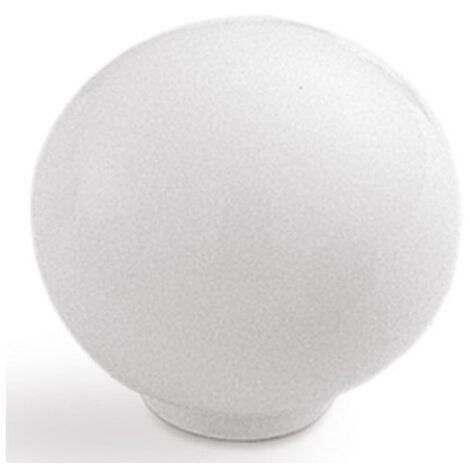 BOTTONE SFERICO HARD LUCIDO DIAM TRE 34MM FINITURA BIANCO - ESTAMP - 5001002