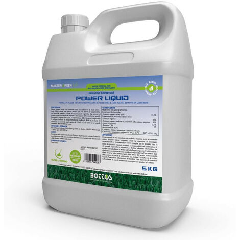 BOTTOS - POWER LIQUID LIFE / 5 Kg - Biostimolanti per prato