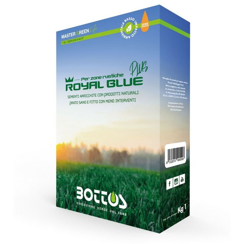 Bottos - graines de gazon royal blue plus 1KG mg life