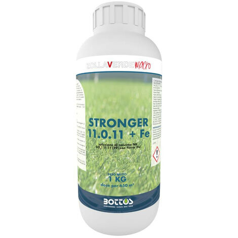 BOTTOS - STRONGER / 1 Kg - Concime liquido 11-0-11 per prato Macroterme