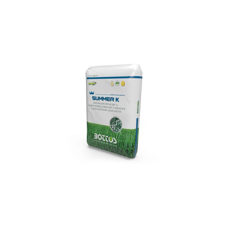 Bottos - summer k 10-0-30 Concime fertilizzante prato antistress estivo da 25 kg