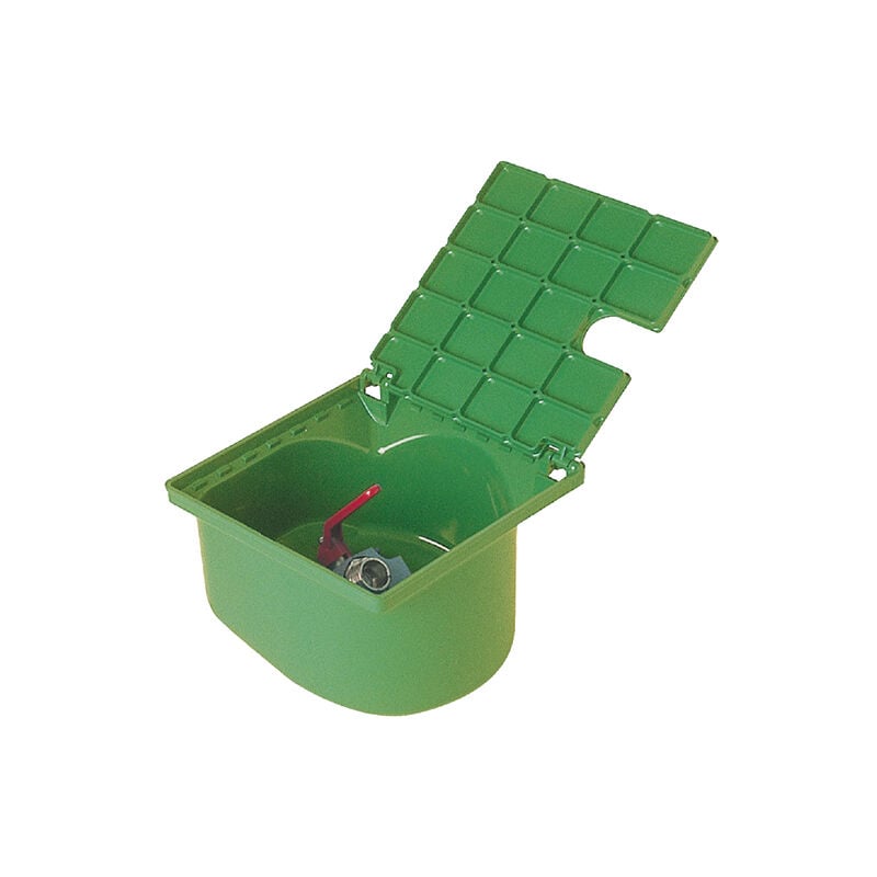 Bouche d'arrosage Nicoll BAC227 plastique verte