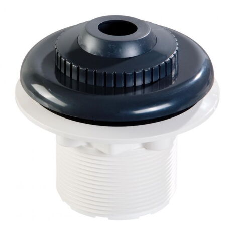 Bouche de refoulement liner gris anthracite pour piscine enterrée