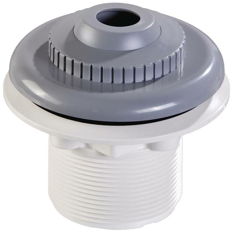 Habitat Et Jardin - Bouche de refoulement à visser pour piscine liner 'Parker' - Gris anthracite