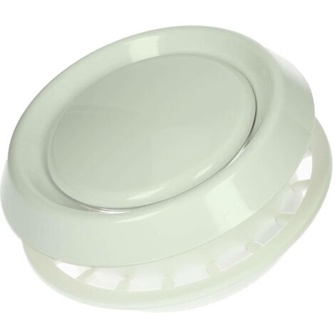 Bouche de sortie d'air Ø 125 mm blanc