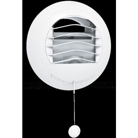 Bouche d'extraction auto-réglable 45/120 m3/h sans manchette Commande par cordon S&P (UNELVENT) 858267