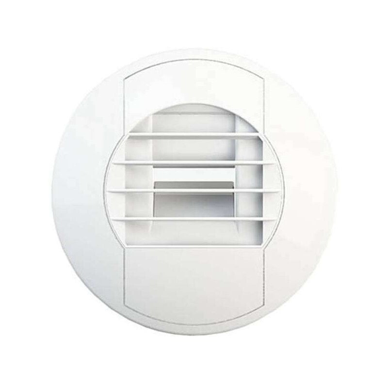 Bouche vmc hygroreglable ø 125mm débit 10/45/135m3/h cuisine à piles behc.p Alizé Unelvent 858022