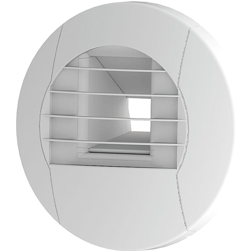 Bouche d'extraction motorisée 230V bi-débit 10/100 m3/h manchette D125 mm s&p ( Unelvent 850144