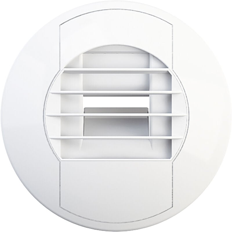 Bouche d'extraction pour vmc hygroréglable de cuisine - Ø125 a Piles aa LR6 - Manchon 3 griffes