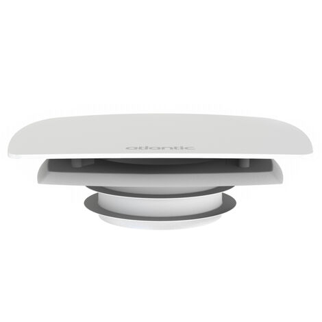 Bouche d'extraction sanitaire design diamètre 125mm Placo - Blanc