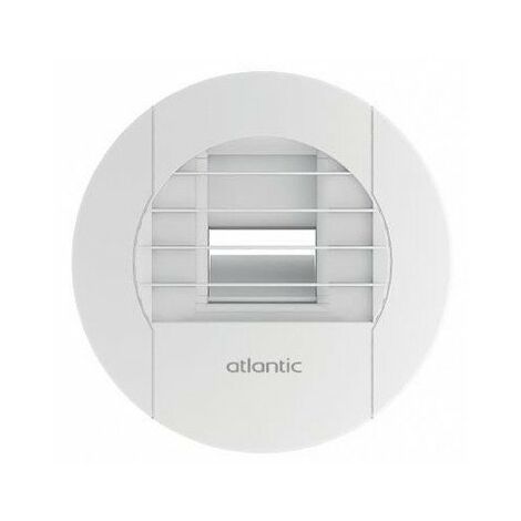 Bouche hygroréglable BHC 10/45-123EBI125L - Cuisine - ø125mm - 10 à 45 m³/h - Bouton poussoir