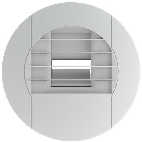 Bouche hygroréglable SdB avec WC élec (12V) 5-40/30 manchette placo D125 mm S&P (UNELVENT) 854023