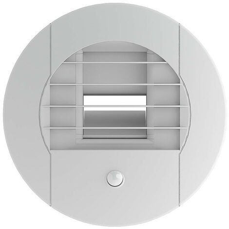 Bouche hygroréglable SdB avec WC élec A piles détect présence 5-40/30 D125 mm BEHS/W DP 5-40/30 D125 BOITE S&P UNELVENT 854018