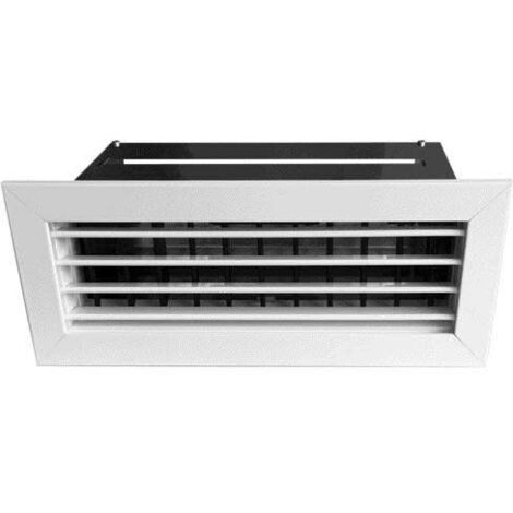 Bouche motorisée alimentation 12V Longueur 600 mm et hauteur 100 mm ALDES 35700017