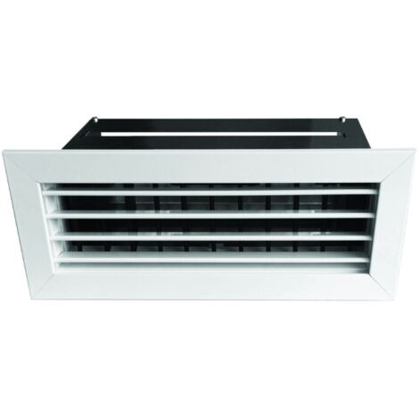 Bouche motorisée alimentation 12V Longueur 700 mm et hauteur 100 mm ALDES 35700018