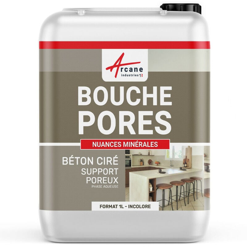 Arcane Industries - Bouches pores pour béton bouche pores - 1 l