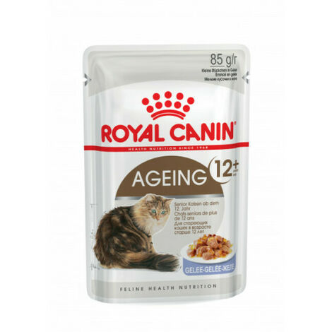 Bouchées pour chat senior Royal Canin Ageing 12+ 12 sachets 85 g - Gelée