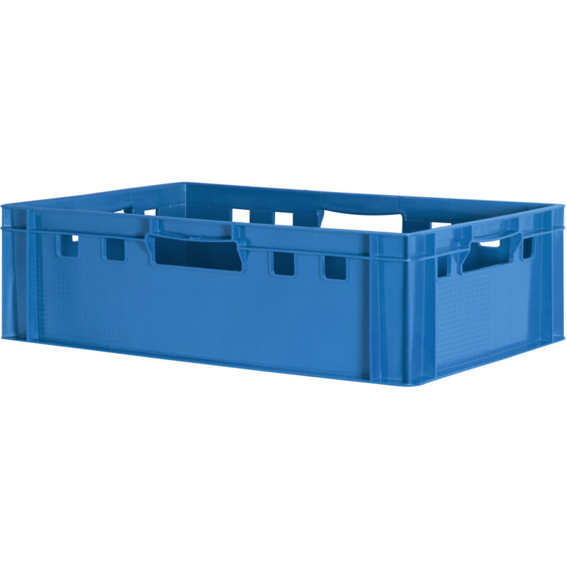 Kingpower - Boucher Caisse Viande Caisse Eurofleischkiste Caisse Empilement Plastique E2 Bleu