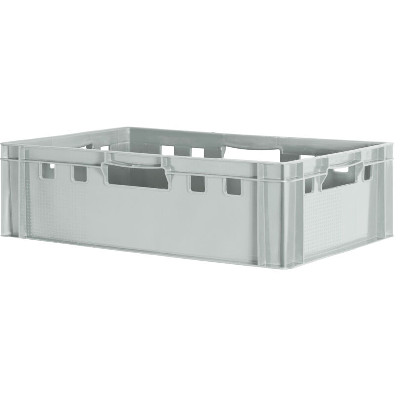 Kingpower - Boucher Caisse Viande Caisse Eurofleischkiste Caisse Empilement Plastique E2 Gris