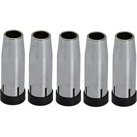 Bouches de protection coniques pour torche de soudure MIG MAG, 145.0080, en Laiton, épaisseur de paroi 1,5 mm, pour torche de soudure 24KD MB24 CO2 5 pièces