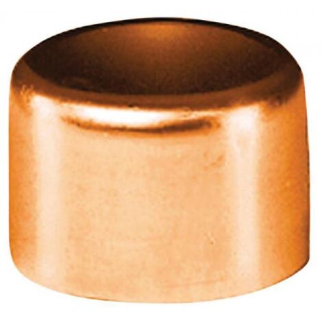 bouchon à souder en cuivre - femelle - diamètre 16 mm - sachet de 2