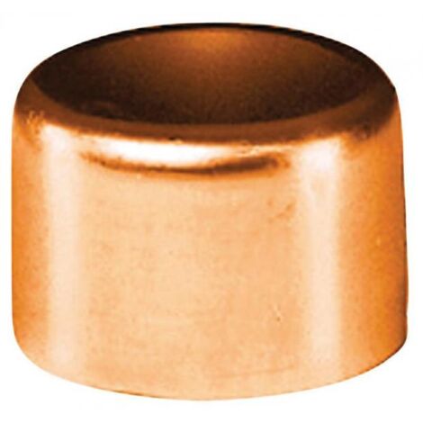 bouchon à souder en cuivre - femelle - diamètre 18 mm - sachet de 2