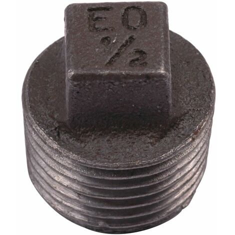 Bouchon acier noire à visser - M 3/4' - 291