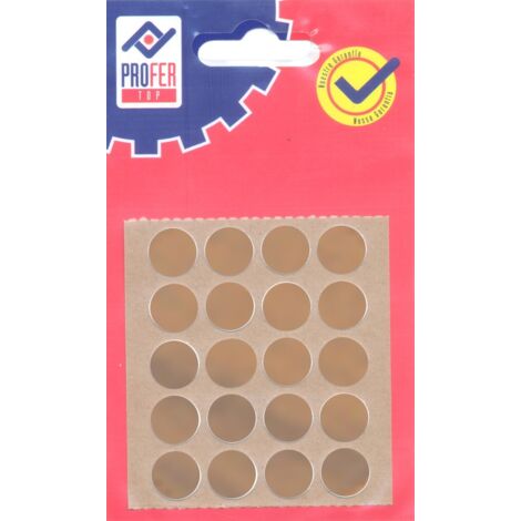 BOUCHON ADHÉSIF CERISE BL 20 PCS - 13 MM