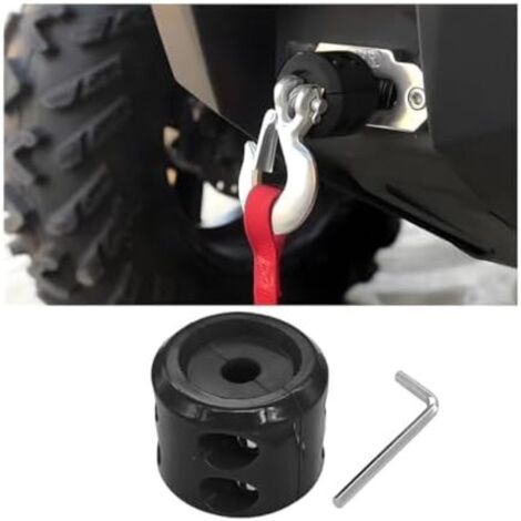 Bouchon amortisseur pour treuil ATV/UTV en caoutchouc – Protection câble synthétique et métallique, maintien de tension