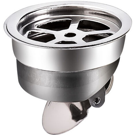 Bouchon anti-odeur court with clapet anti-retour, pour siphon de shower, salle de bain/cuisine, 1 pieza