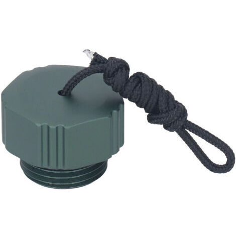 Bouchon anti-poussière fileté en alliage d'aluminium pour détendeur de plongée, premier étage DIN, valve de bouteille de plongée, vert foncé