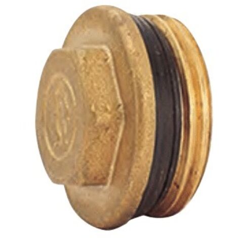 Bouchon auto-étanche Giacomini R592D R592DY005 1'' laiton Ø26x34
