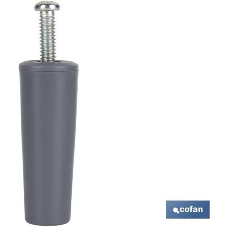 Bouchon aveugle 60 mm gris avec vis M-6