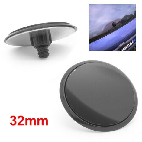 Bouchon aveugle décoratif pour voiture 32x16mm - Plastique ABS noir - Cache d'antenne / d'essuie-glace - Pour lunette arrière - Finition élégante