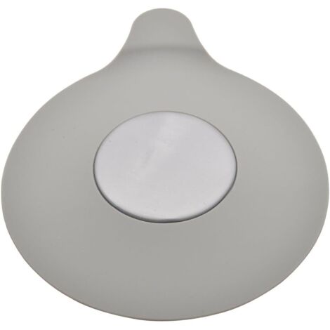 Bouchon bain et évier Baignoire en siliCône Ensemble de vasque Bouchon d'eau en caoutchouc Bouche d'aspiration pour cuisines Salles de bains Laveries bouchon (Grey)-Fei Yu