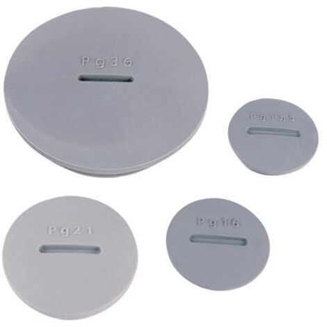 Bouchon bombé Polyamide gris Pg 7 BLM 104072