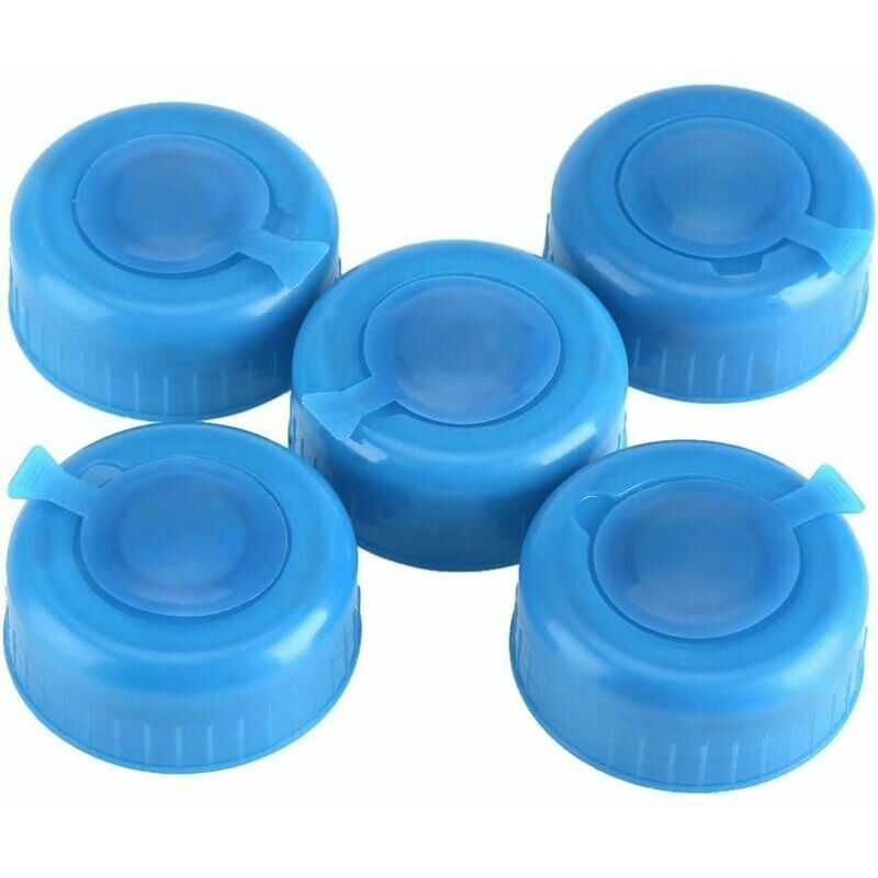 Bouchon Bouteille Eau Capuchon Distributeur Fontaine Accessoire Replacement Anti Splash Lids 3-5 gallons 5Pcs Carivent