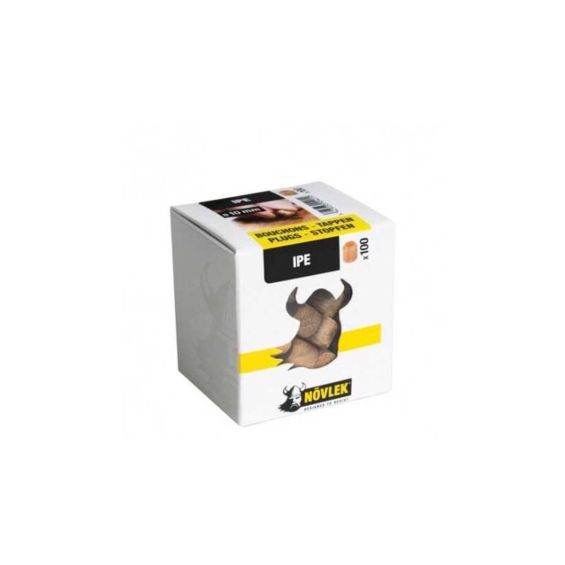 Bouchon cache-vis en bois - Ø 10 mm - Boite de 100 - Essence Cumaru