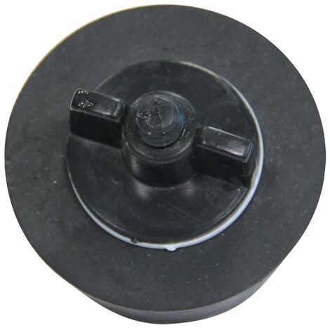 Bouchon caoutchouc 1"1/2 noir Aqualux