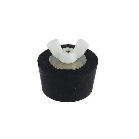 Bouchon caoutchouc 1"1/2 noir Aqualux