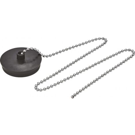 Bouchon d 45x50mm + chainette 300mm  - VALENTIN