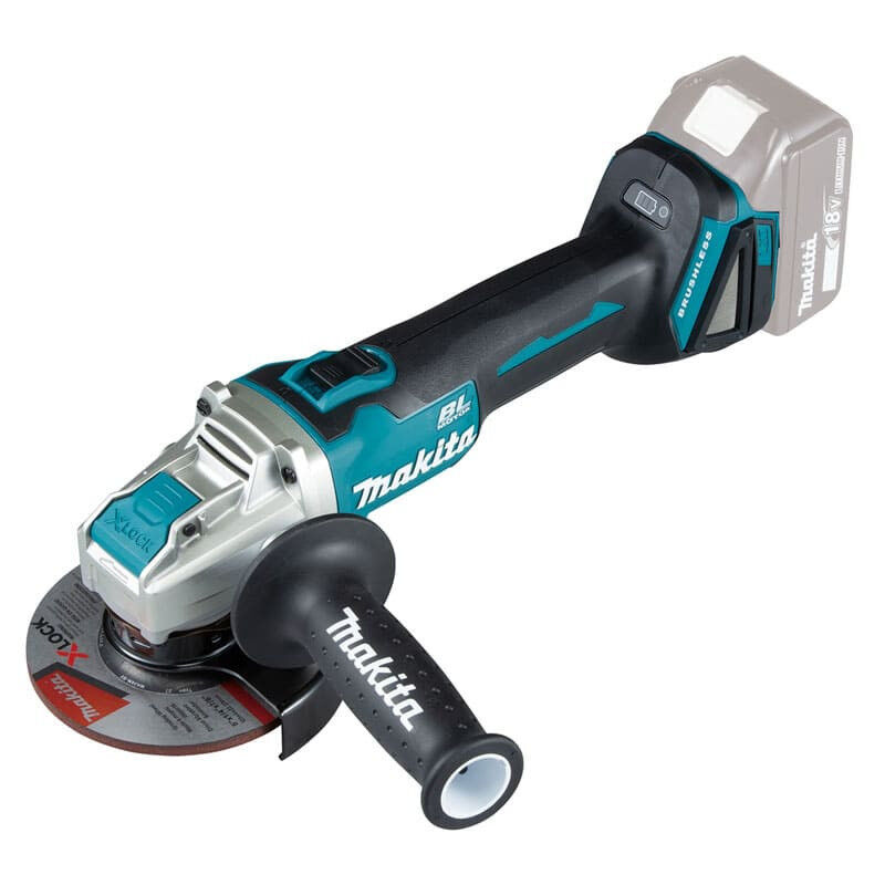 Meuleuse D'Angle Makita DGA521ZX1 – 18V, Ø125 mm, Moteur Brushless, X-LOCK - vue 3