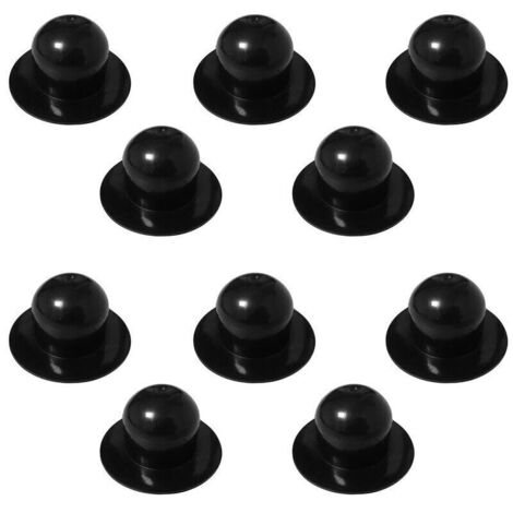 Bouchon de bouchon de pompe de rechange pour piscine  Noir (10 pièces)