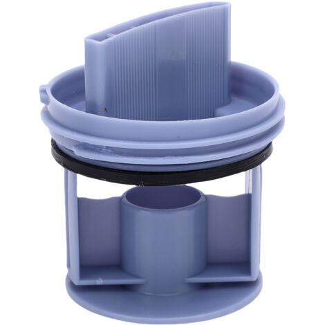 Bouchon de couvercle de joint de sortie de vidange de pompe de vidange de lave-linge adapté pour Machine à laver Siemens WM1095 1065 WD7205 bleu