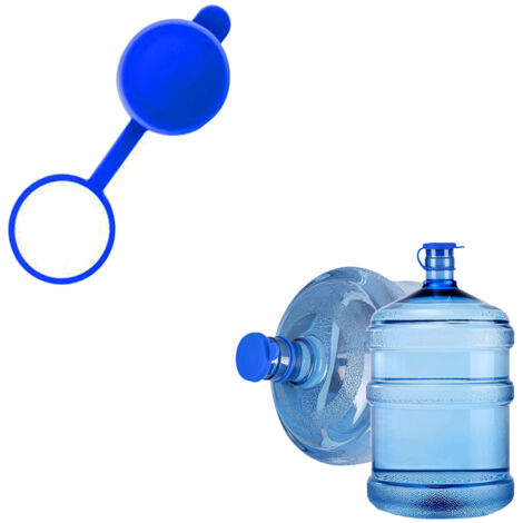 Bouchon de Cruche 5 Gallons, Couvercle Anti-Fuite en Silicone Réutilisable avec Joint pour Bidon d'Eau